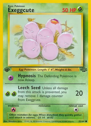 Exeggcute #52 – Jungle