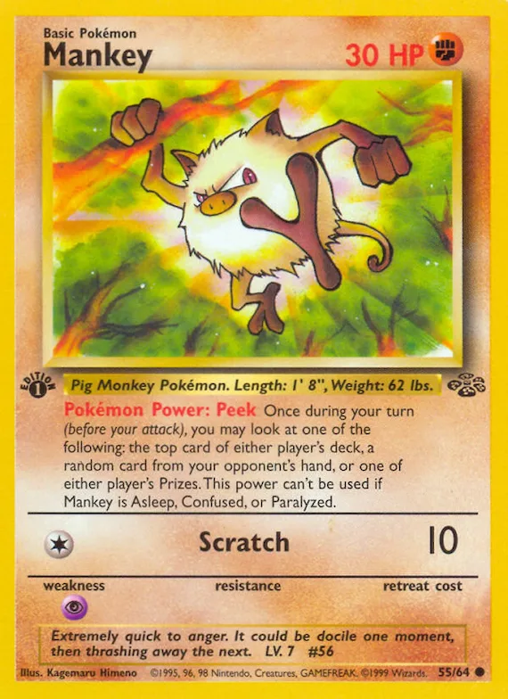 Mankey #55 – Jungle