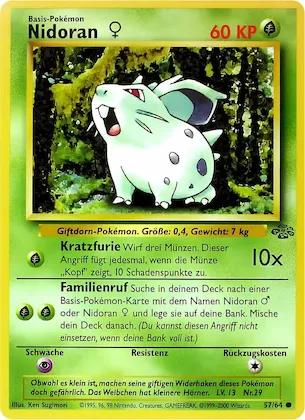 Nidoran W Nr. 57 – Dschungel