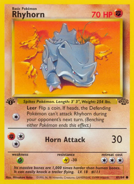 Rhyhorn #61 – Jungle