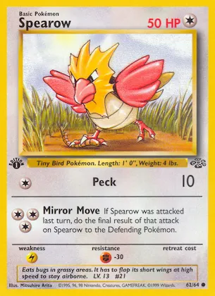 Spearow #62 – Jungle