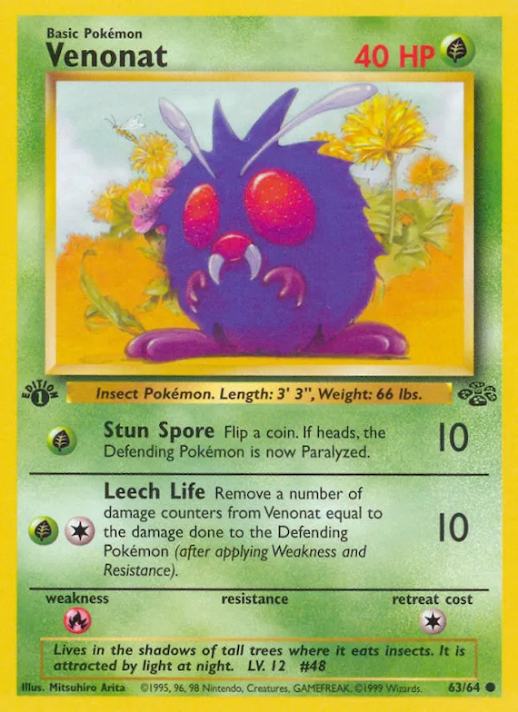 Venonat #63 – Jungle