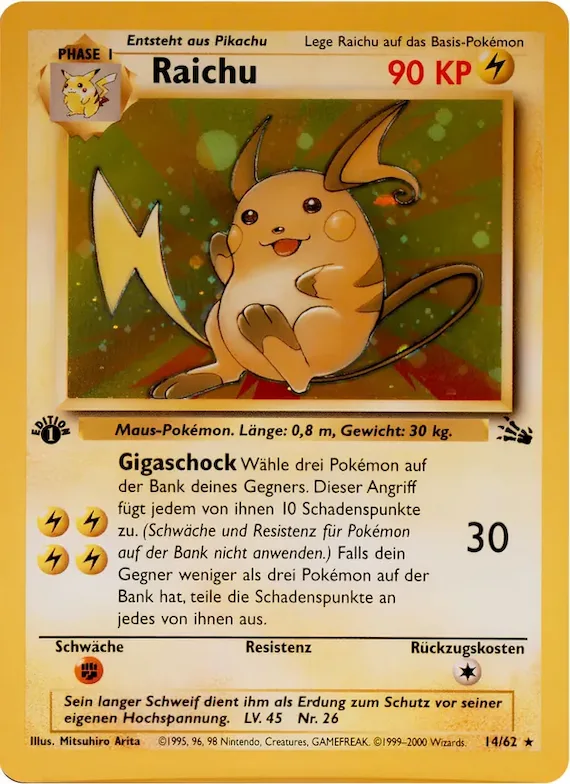 Raichu 14 – Fossil