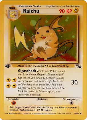Raichu Nr. 14 – Fossil
