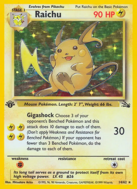 Raichu #14 – Fossil