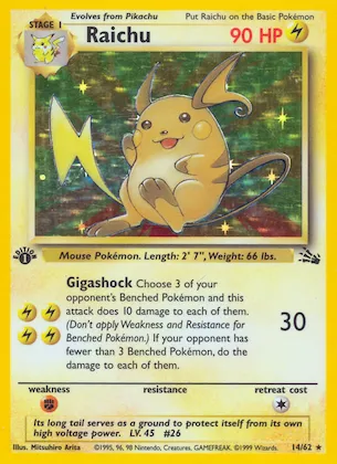 Raichu #14 – Fossil