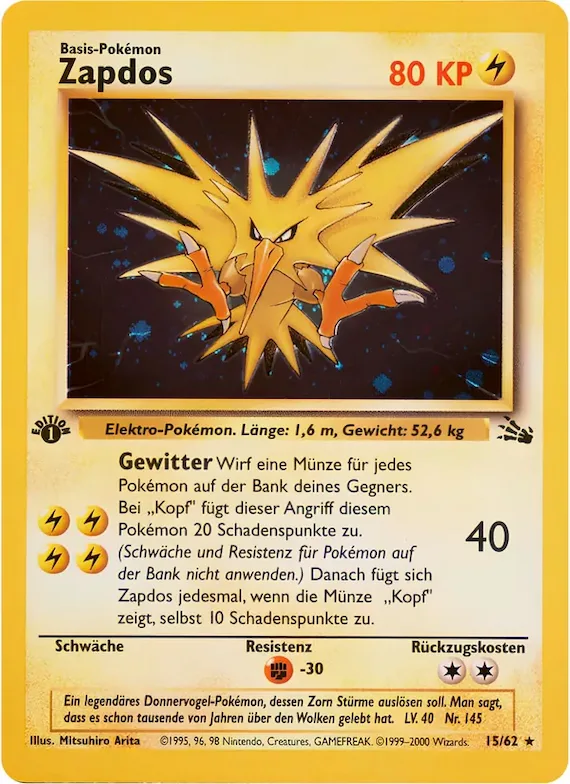 Zapdos 15 – Fossil