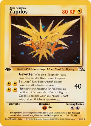 Zapdos 15 – Fossil