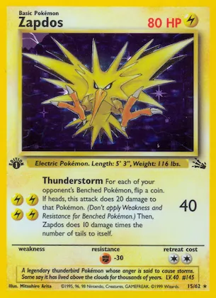 Zapdos #15 – Fossil