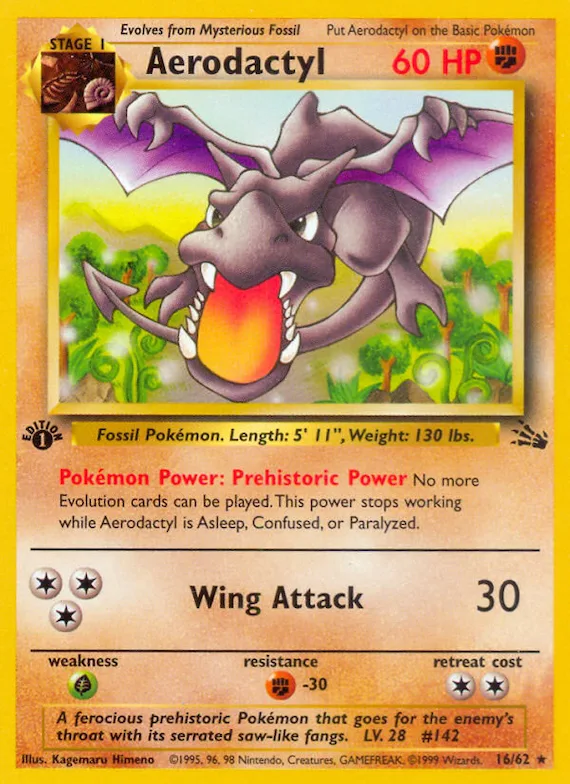 Aerodactyl #16 – Fossil