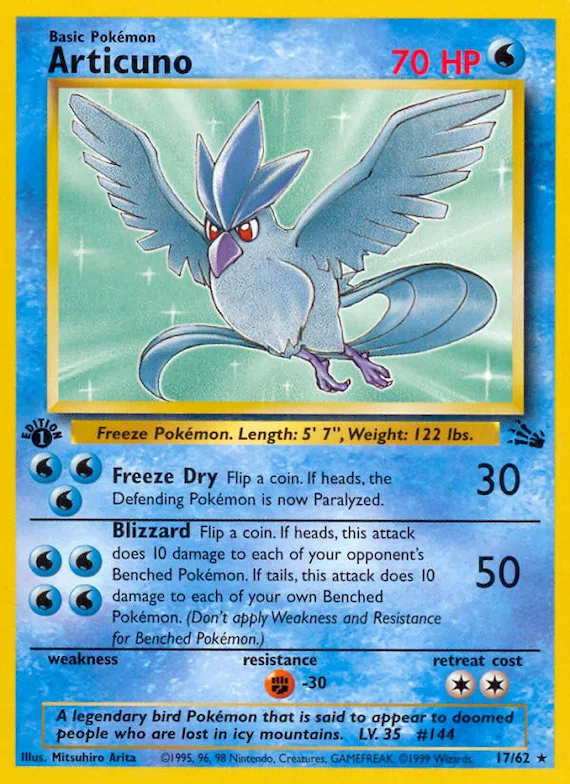 Articuno #17 – Fossil