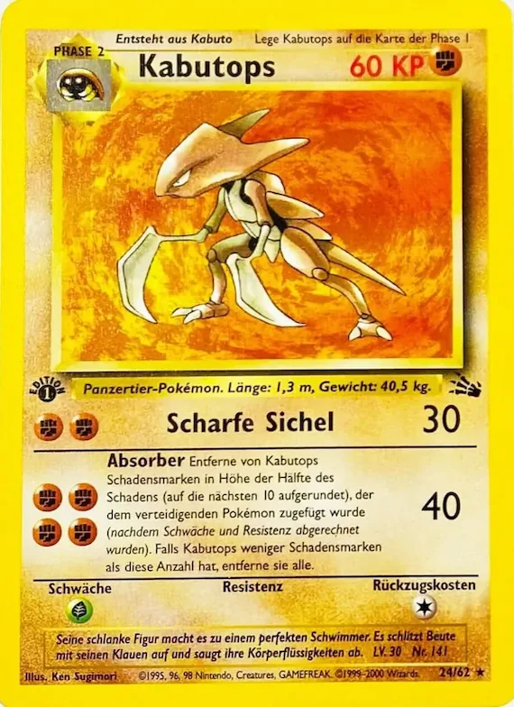 Kabutops 24 – Fossil