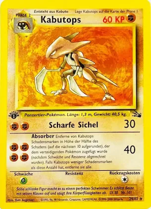 Kabutops Nr. 24 – Fossil