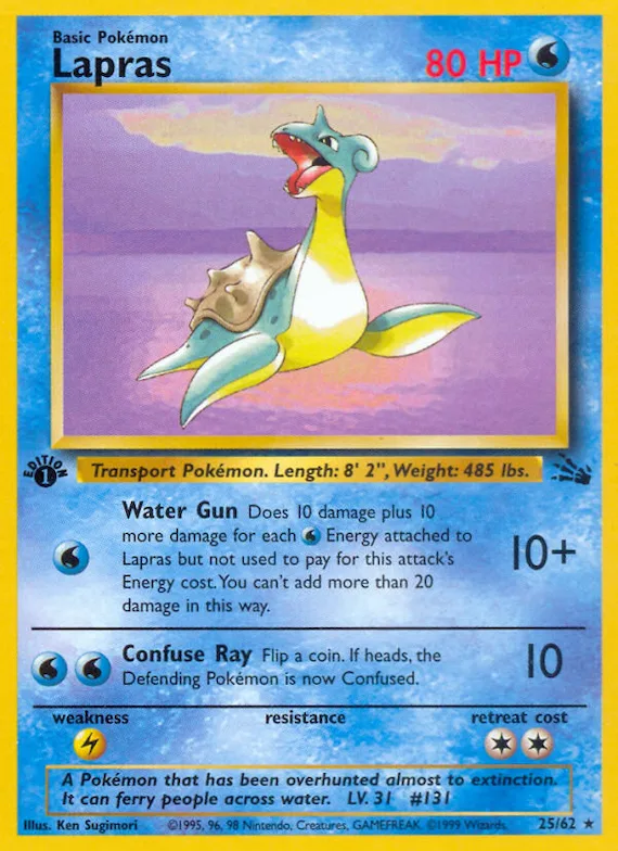 Lapras #25 – Fossil