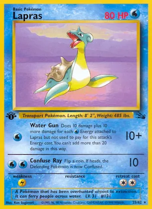 Lapras #25 – Fossil