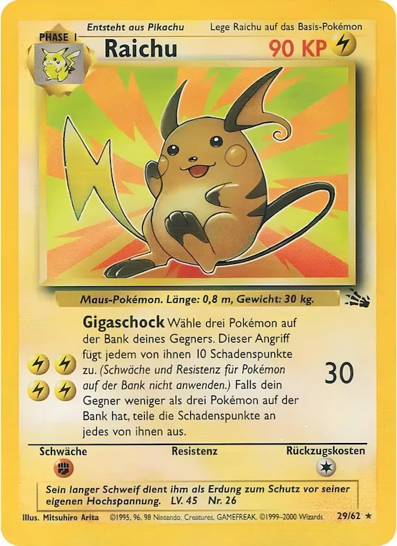 Raichu 29 – Fossil