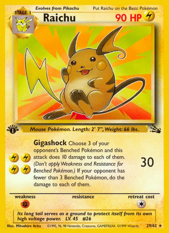 Raichu #29 – Fossil
