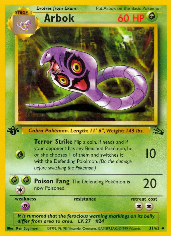 Arbok #31 – Fossil