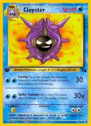 Cloyster #32 – Fossil