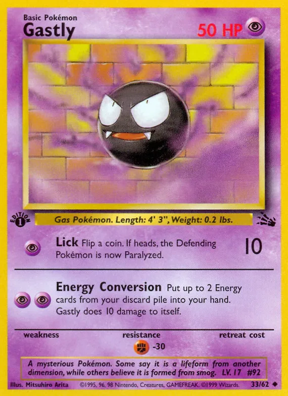 Gastly #33 – Fossil