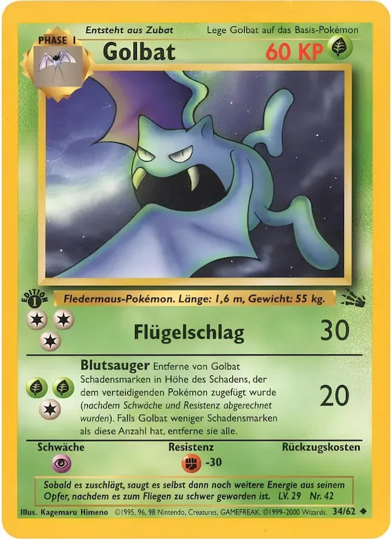 Golbat 34 – Fossil