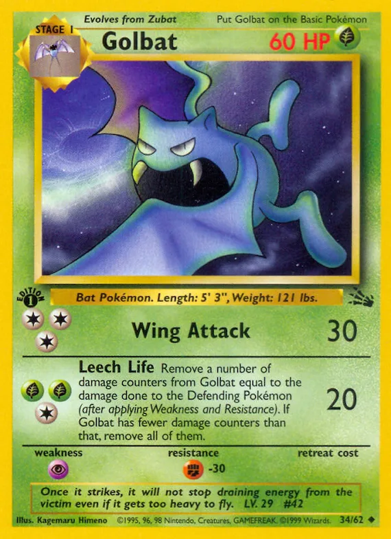 Golbat #34 – Fossil