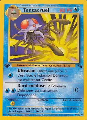 Tentacruel n° 44 – Fossile