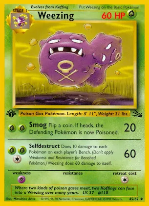 Weezing #45 – Fossil