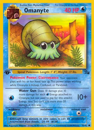 Omanyte #52 – Fossil
