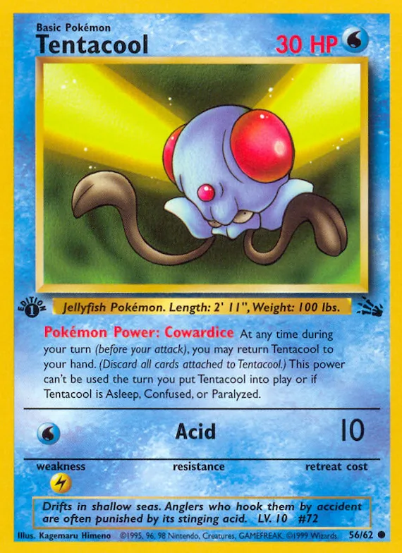 Tentacool #56 – Fossil