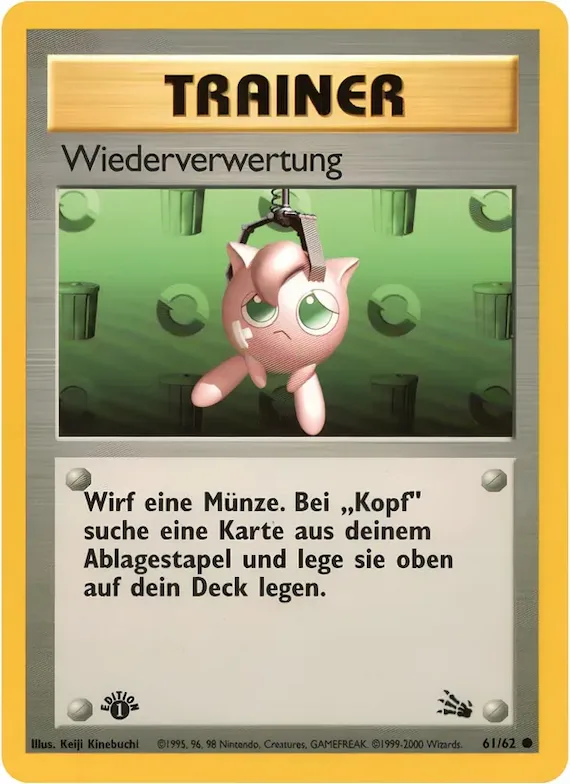 Wiederverwertung 61 – Fossil