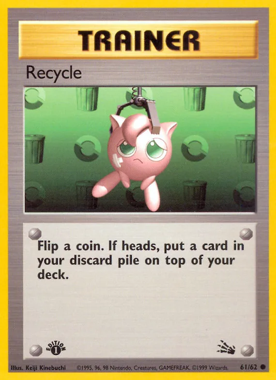 Recycle #61 – Fossil