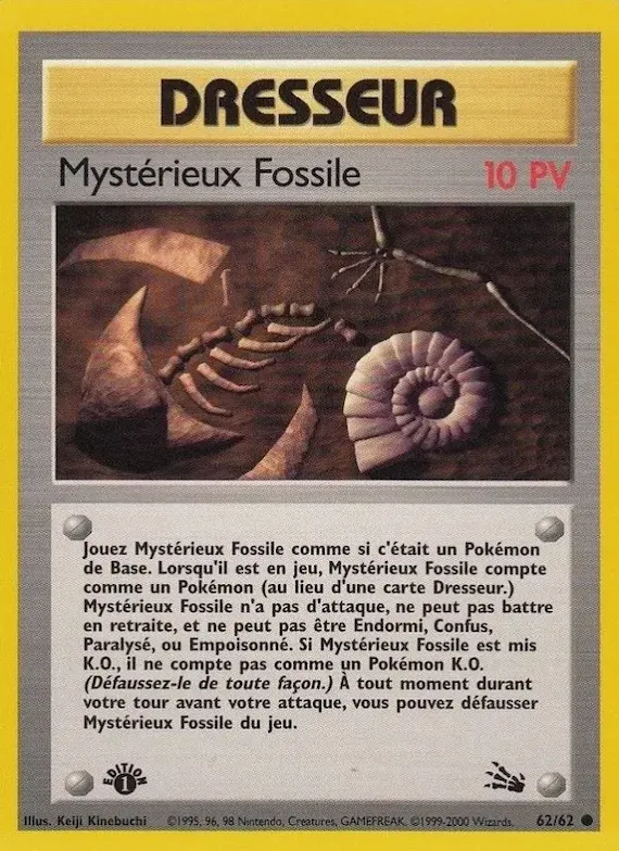 Mystérieux Fossile 62 – Fossile