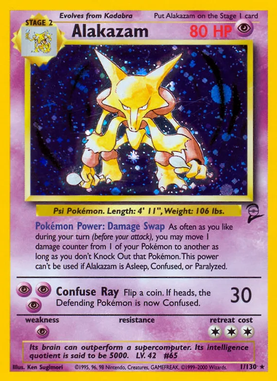 Alakazam #1 – Base Set 2