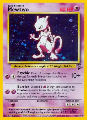 Mewtwo #10 – Base Set 2