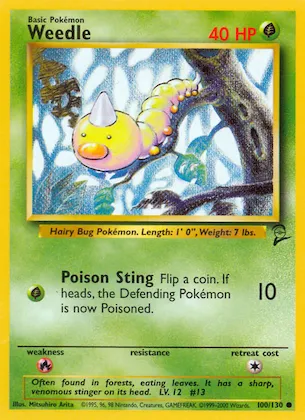 Weedle n° 100 – Base Set 2