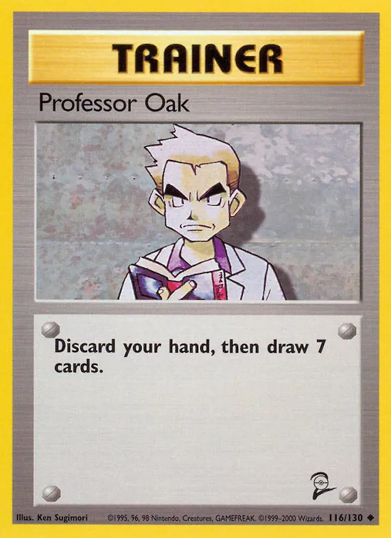 Professor Oak #116 – Base Set 2