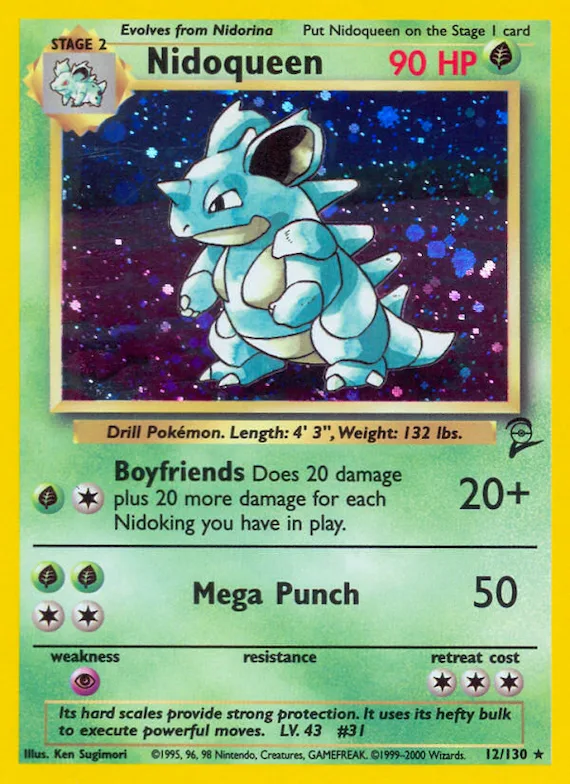 Nidoqueen #12 – Base Set 2