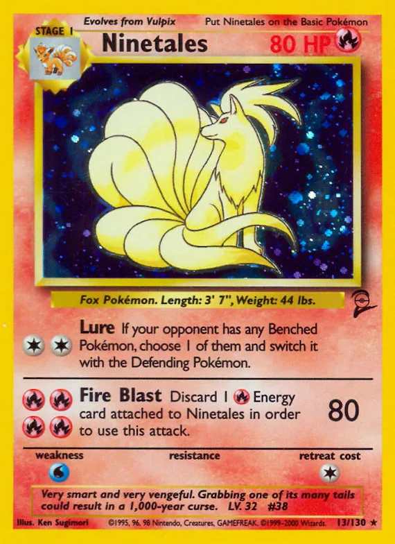 Ninetales #13 – Base Set 2