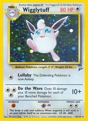 Wigglytuff n° 19 – Base Set 2