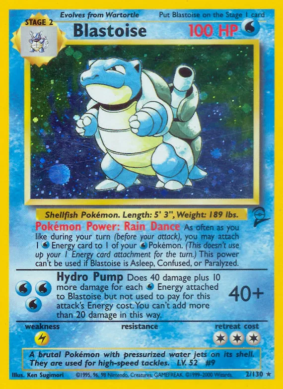 Blastoise #2 – Base Set 2