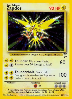 Zapdos #20 – Base Set 2