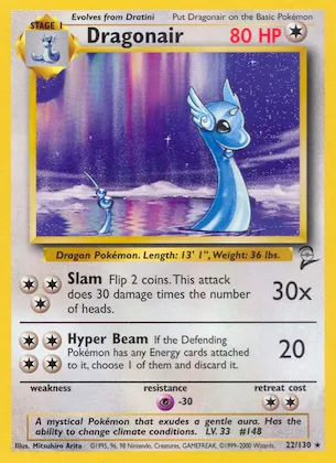 Dragonair n° 22 – Base Set 2