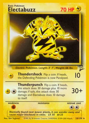 Electabuzz #24 – Base Set 2