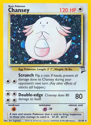 Chansey n° 3 – Base Set 2