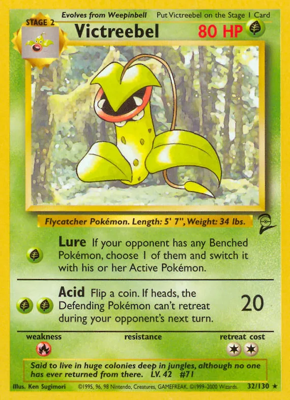 Victreebel #32 – Base Set 2