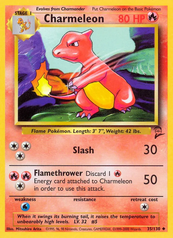 Charmeleon #35 – Base Set 2