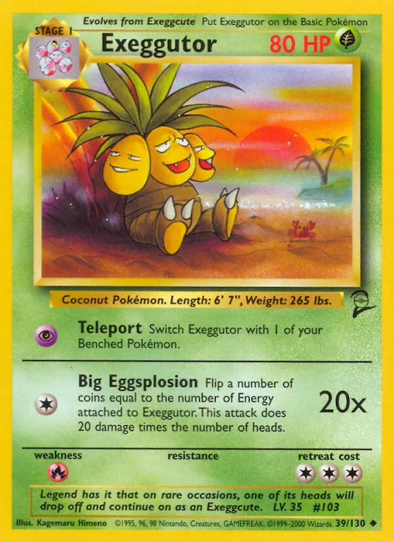 Exeggutor #39 – Base Set 2