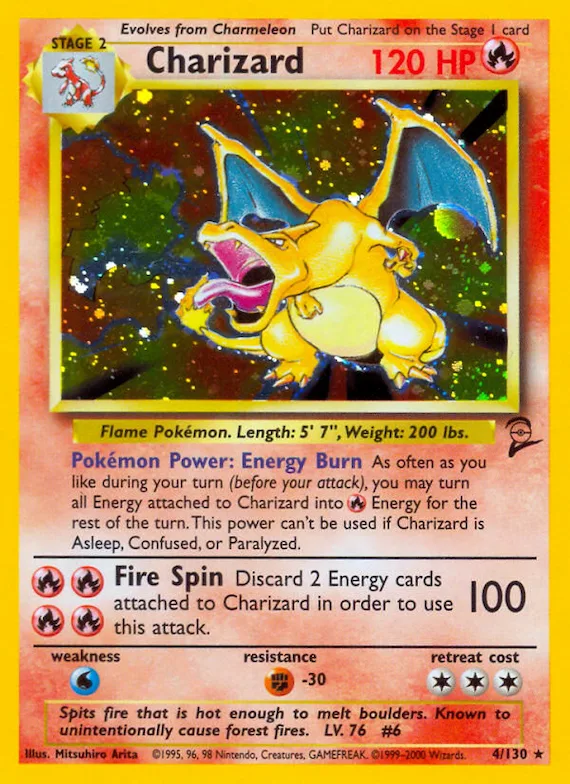 Charizard #4 – Base Set 2