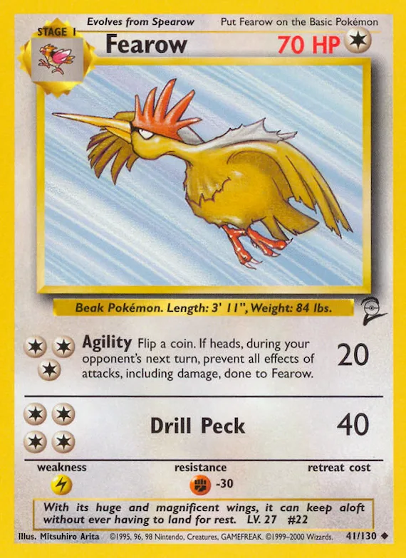 Fearow #41 – Base Set 2